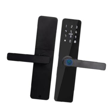 Imagem de Bothyi Fechadura eletrônica de porta com impressão digital, cartão IC, senha, teclado de tela sensível ao toque digital para aluguel de escritórios