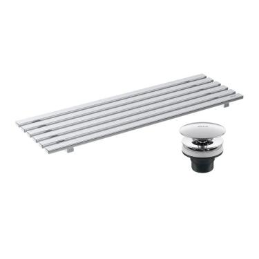 Imagem de Kit p/ Cuba Deca c/ Grelha Valvula Conector Cromado 2013.c