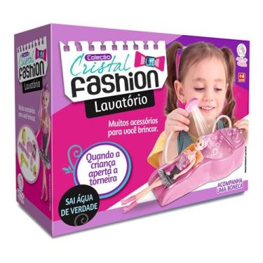 Imagem de Brinquedo Kit Lavatório Com Boneca de Salão de Beleza e Acessórios - L