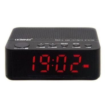 Imagem de Radio Relógio Despertador Alarme Bluetooth Chamadas Lelong 674