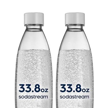 Imagem de sodastream Pacote duplo de garrafas brancas de carbonatação 1L, pacote com 2
