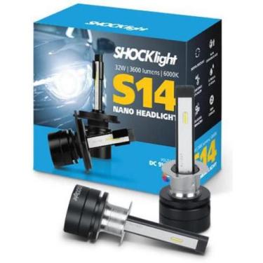 Imagem de Kit Lâmpada Super Led Nano Headlight H1, 6000K, 3600 Lm - Shocklight