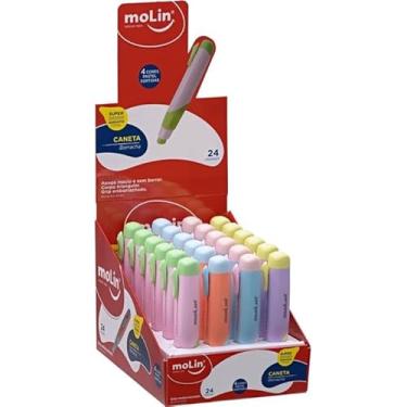 Imagem de Borracha Caneta Molin Tons Pastel-Dp.C/24-100149
