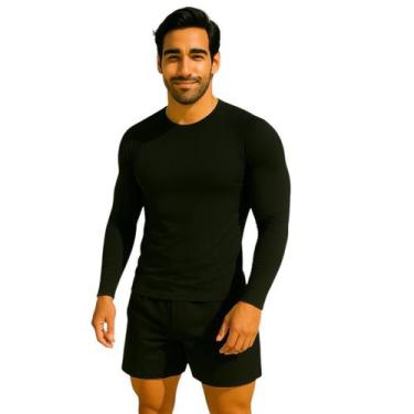 Imagem de Camisa Termica Segunda Pele Com Protecao UV Camiseta Malha Fria Unisse