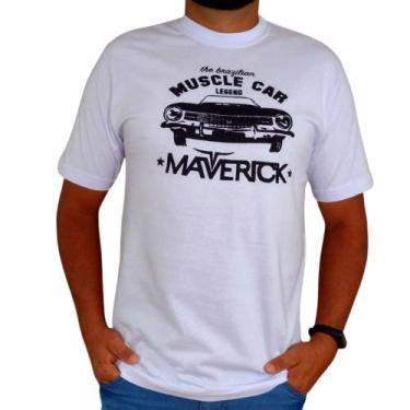 Imagem de Camiseta Carros Clássicos Antigos Top - LGAMN, Branco, M