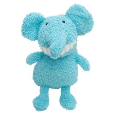 Imagem de Brinquedo Jambo Mordedor de Pelúcia Dentinho Elefante para caes e gato