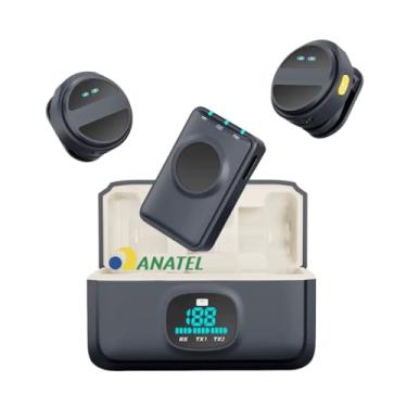 Imagem de Microfone sem fio para Cameras DSLR, iPhone, Android e Windows Lapela Original HiFi dog 2SR