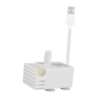 Imagem de predolo Bomba de aquário com 50 cm de altura, mini bomba USB compacta e silenciosa de circulação de água, cabo de 150 cm para pátios, piscinas, aquários e, Conjunto de Filtros Laterais