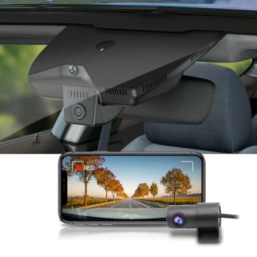 Imagem de Fitcamx Frente 2160P+Traseiro 1080P Carro Câm para Kia Sorento 2024 2025 (Part No#P2500) LX S EX SX Prestige Hybrid, OEM Estilo, Dual HD Vídeo, WiFi, Loop Gravação, G-Sensor, Plug&Play, 128GB Cartão