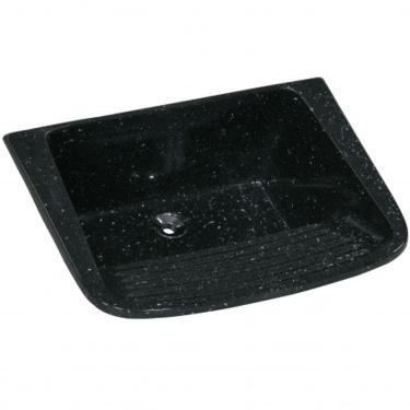 Imagem de Tanque de Mármore Sintético Granitado N°1 com 60x46cm Pedra Escura - 507308 - A.J.RORATO