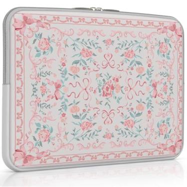 Imagem de iCasso Capa para laptop de 13 polegadas para MacBook Air de 13 a 13,6 polegadas, linda capa para laptop para MacBook Pro de 13 polegadas e 35.6 cm, capa protetora fina para Chromebook de 14 polegadas