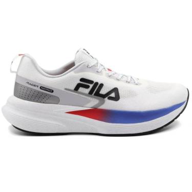 Imagem de Tenis Fila Racer Fastpace Feminino, White/Flame Scarlet/Federal Blue, 39