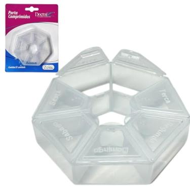 Imagem de Porta comprimidos redondo Semanal 7 dias compartimentos