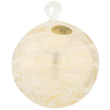 Imagem de Glass Of Venice Enfeite de Natal Bola Galáxia de Vidro Murano - Ouro Transparente