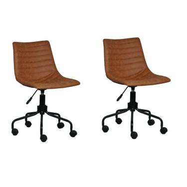 Imagem de Conjunto 2 Cadeiras Office Florença Rivatti Caramelo