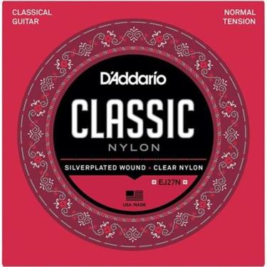 Imagem de Encordoamento Para Violão D Addario Ej27n Nylon .028