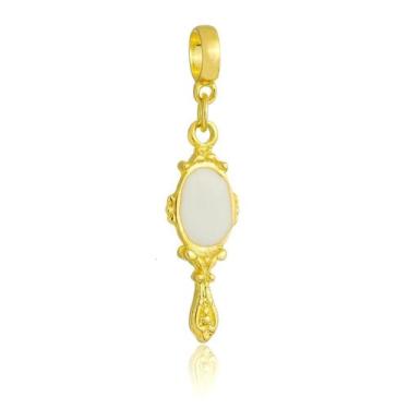 Imagem de Berloque Espelho Banhado a Ouro 18k - Work Semijoias