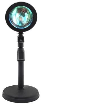 Imagem de Projetor de Luz Por do Sol com 16 Cores - Luminária Noturna Ajustável com Controle Remoto USB para Fotografia e Festas