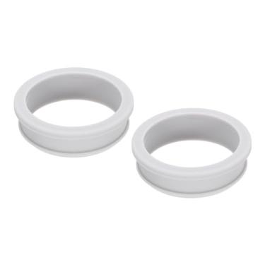 Imagem de 2 peças de encaixe de borracha com ilhós diâmetro 54,6 mm ID 48,5 mm vedação anti-arranhões para caixa elétrica cabo tubo cinza