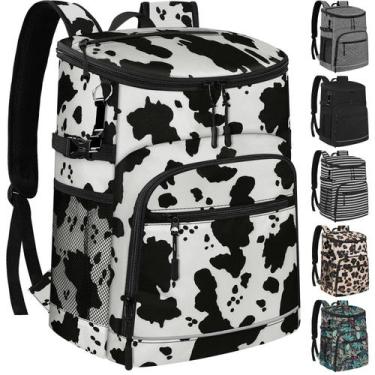 Imagem de Mochila refrigeradora Capolo isolada à prova de vazamentos de 30 latas