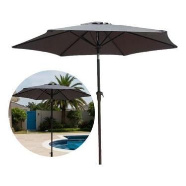 Imagem de Ombrelone Central Jardim Piscina 2,3m Impermeável Articulado - REVOMAX