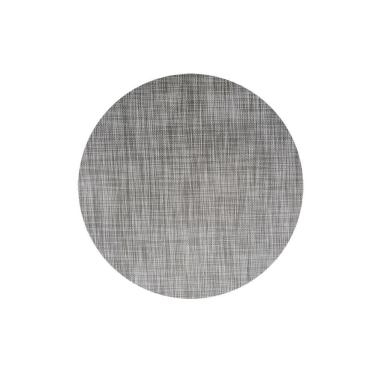 Imagem de Jogo Americano Textilene Circle 38cm - Uzoo Servico Americano Textilene Circle 38cm Cinza Mesclado Stp21002