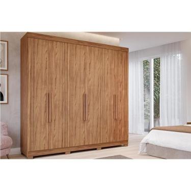 Imagem de Guarda Roupa Casal 6 Portas E 6 Gavetas Guarapari Cinamomo - Panan