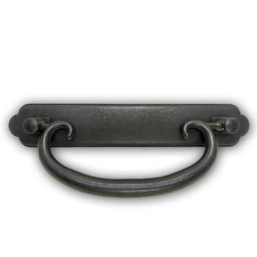 Imagem de Kit 5 Puxador Rustico Preto Para Moveis Alça Gaveta Pz 84 - Telis Ferr