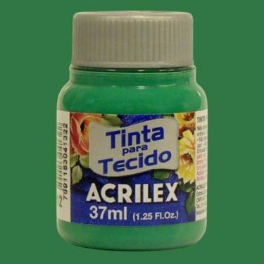 Imagem de Tinta para Tecido Fosca 37ml Acrilex - Cores Frias - 04140, VERDE VERO