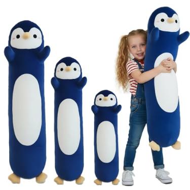 Imagem de Kekeso Penguin Plush, Long Penguin Plush Pillow Ultra Soft Huggable Stuffed Animal Body Pillow for Kids Adults (Navy Blue, 60cm/23.62in)