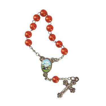 Imagem de 50 Unidades Mini Terço com Foto de Nossa Senhora de Fátima - SJO Artig