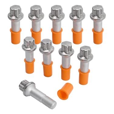 Imagem de EATAKWARD Porcas de Roda Parafuso 0009905407, M14 X 1.5 Aço Inoxidável Parafuso Prisioneiro de Roda Adequado para Mercedes Benz W221 Ml500 S550 Cl63 Ml350 Glk350 Cl500 Gl450 (10 Peças)