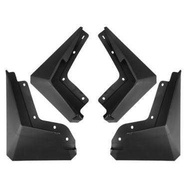 Imagem de Para-lamas e Protetores contra Respingos para Cybertruck 2024 2025, Alargadores Para-lamas Dianteiros e Traseiros, Para-lamas em ABS, Protetores contra Lama Pedras e Detritos