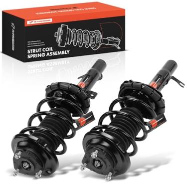 Imagem de A-Premium Par dianteiro (2) conjunto completo de suporte e mola helicoidal compatível com Ford Focus 2000 2001 2002 2003 2004 2005, lado do motorista e do passageiro