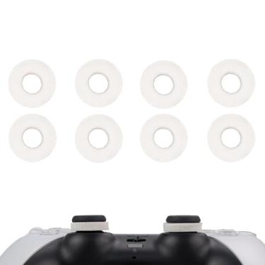 Imagem de MOLOPPO 8PCS Precision Rings for Xbox，Precision Rings for PS5，Gaming Accessories for PS4,for PS5, for PS Portal, for Xbox One,for Xbox Elite, for Playstation 5 Accessories(White)