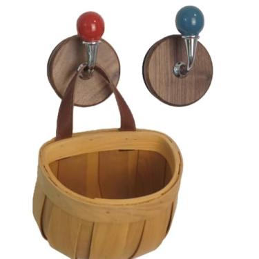 Imagem de 2 ganchos magnéticos coloridos, ganchos magnéticos resistentes, ganchos magnéticos fortes de neodímio, cabide magnético para geladeira, porta de metal, armário para pendurar toalha, casaco, bolsa