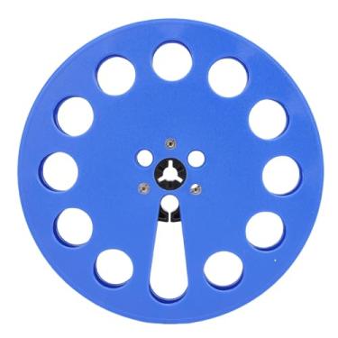 Imagem de Tangxi Carretel de Captação Vazio de 1/4 7 Polegadas, Carretel de áudio Aberto Universal para Gravador de Fita de Fita Vazio de Plástico Com 11 Furos, para Pioneer, (Azul)