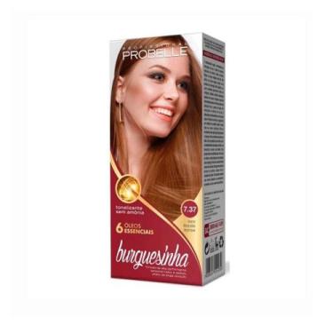 Imagem de TINTURA PROBELLE BURGUESINHA SEM AMONIA 7.37 LOURO DOURADO MARROM - 15