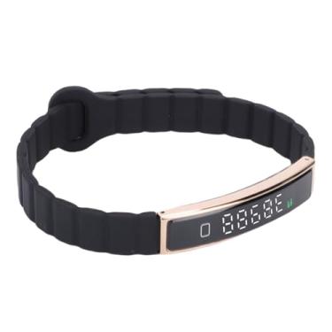 Imagem de Heayzoki Pulseira Inteligente para Homens e Mulheres, Pulseira de Saúde Com Monitor de Atividades Com Contador de Passos para Tirar Fotos Remotas, Diversos Modos de Exercício, Rastreador (Ouro)