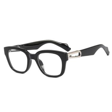 Imagem de Óculos de Sol Pequenos Unissex com Proteção UV400 para Esportes ao Ar Livre, Corrida e Ciclismo, Preto e Transparente