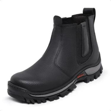 Imagem de Bota Tratorada Adventure Botina Masculina Calce Facil Solado Borracha Costurado Absorve Impacto-Masculino