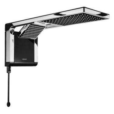 Imagem de Chuveiro acqua duo flex 6800w 220v preto/cromado lorenzetti, 220V