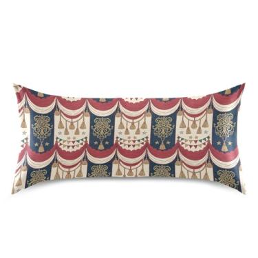 Imagem de Wassud Fronha vintage de cetim para barraca de circo para cabelo e pele fronhas de seda lisa king size respiráveis com fecho de envelope