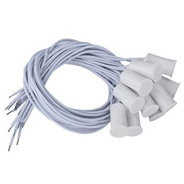 Imagem de Luqeeg Sensor Magnético Durável Janela Porta do Interruptor de 10 Pces para o de Alarme Doméstico Com Fio, para Monitoramento Segurança Em Casa
