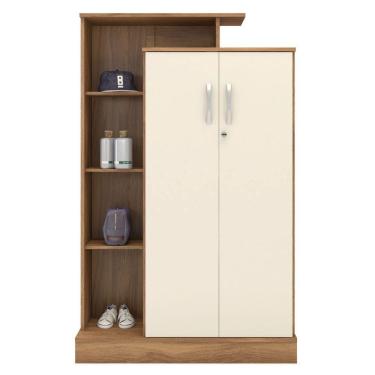 Imagem de Armário Multiuso Com Prateleiras Eli Amendola Off-white