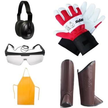 Imagem de Kit de segurança para operador de roçadeira com 5 peças tamanho "M" - 
