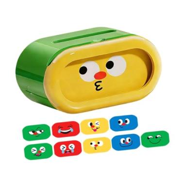 Imagem de IEUDNS Porta-guardanapos, caixa dispensadora de lenços de papel para lavanderia, banheiro, penteadeira, sala de estar e mesa, Verde