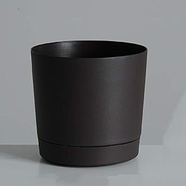 Imagem de Vaso de flores de cimento, vaso de flores listrado, vaso de cacto, vaso de flores (cor: A) (B)