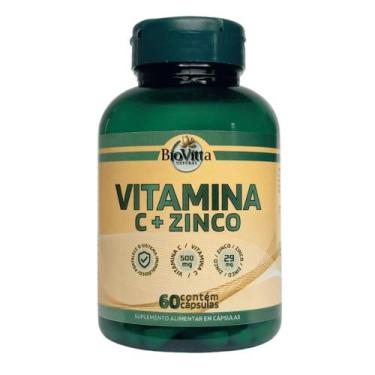 Imagem de Vitamina C 500mg + Zinco Imunidade e Antioxidante - BioVitta Natural