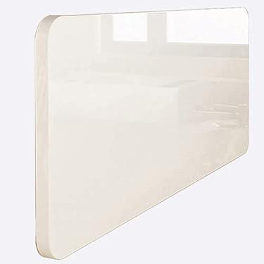 Imagem de Mesa dobrável para lavanderia, mesa dobrável para parede, mesa de cozinha, mesa de computador, mesa flutuante, bancada de trabalho, mesa dobrável, escritório em casa, bar, sala de jantar (cor: branco